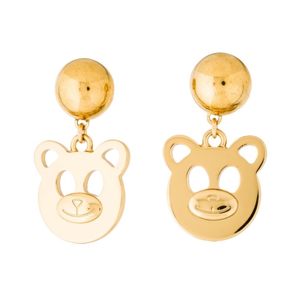 Moshino Couture bear earrings 🐻 authentic